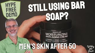 One Jar Covers Hydration & Shaving - Men's Skin After 50
