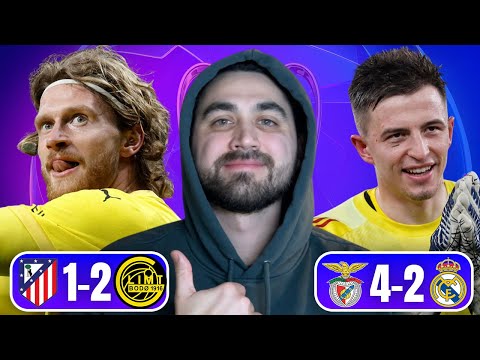 TRUBIN SAVES BENFICA | Bodø/Glimt HISTORIC win over Atletico | PSG not looking great | UCL RECAP