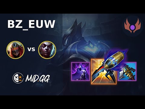 MID.GG: [ BZ_EUW ] Zed MID vs Ekko | EUW MASTER | LOL Season 2025