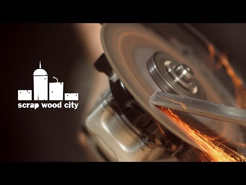 Sharpening a chisel with the angle grinder - Quick and dirty hack