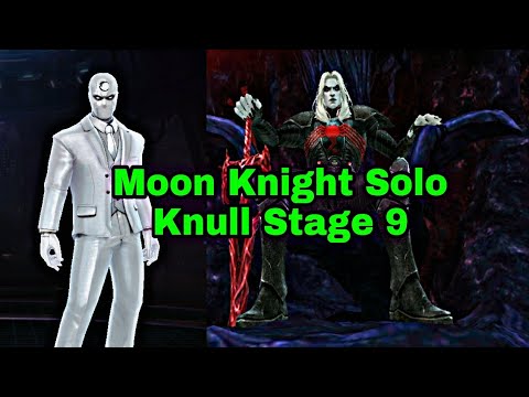 Moon Knight Solo World Boss Legend Knull Stage 9 - Marvel Future Fight