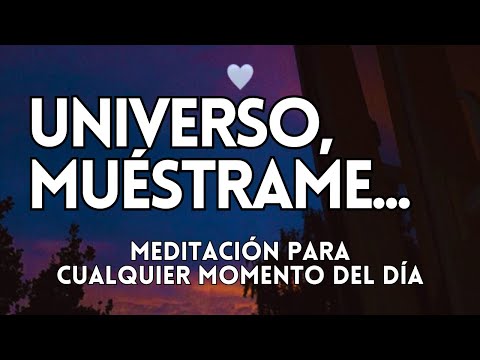 Universo, Muéstrame ✨ Meditación de Gratitud, Abundancia, Prosperidad ☀️🌙