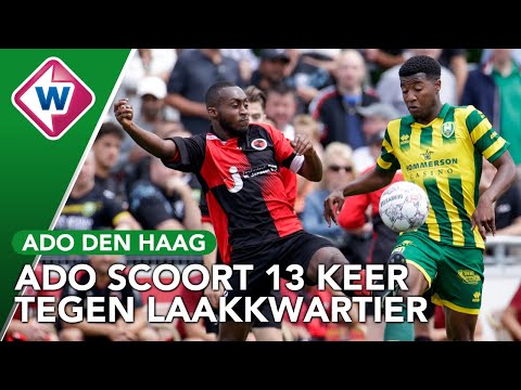ADO haalt dubbele cijfers tegen Laakkwartier, bekijk hier de doelpunten