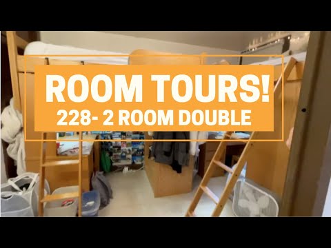 Room Tours! 2 Room Double  228