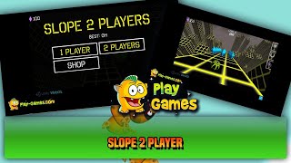Slope 2 Player   2 Player Playthrough
