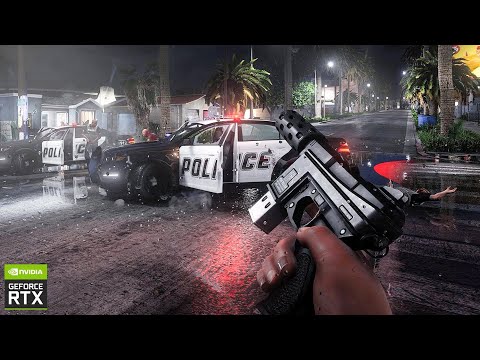 My RTX 3090 is OVERHEATING with this GTA V Ultra Realistic Graphics Mod 2022 NEW GAMEPLAY