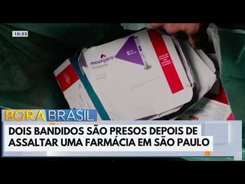 Polícia faz perseguição contra bandidos que atacaram farmácia em SP | Bora Brasil