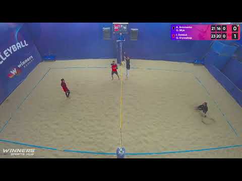 23:55 A.Antonenko / O.Bilyk - I.Datsiuk / O.Kryvoshap 19.01.2023 |Winners Beach Volleyball