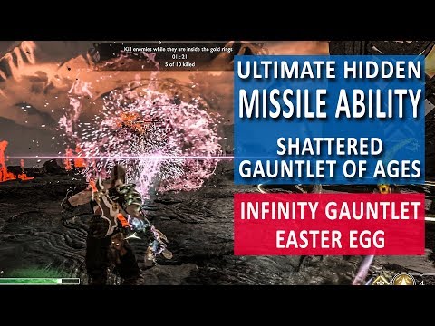 God of War AMAZING Infinity Gauntlet Easter Egg - Unlock Missiles on the Shattered Gauntlet of Ages