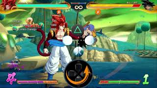 🅳🅱🅵🆉 ➤Gogeta SS4 EASY Only LEVEL 1 combo 100 solo TOD  Season 3【 Dragon Ball FighterZ】