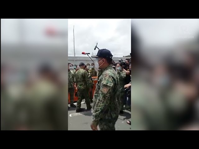 WATCH: Commotion between protesters and police in SONA rally