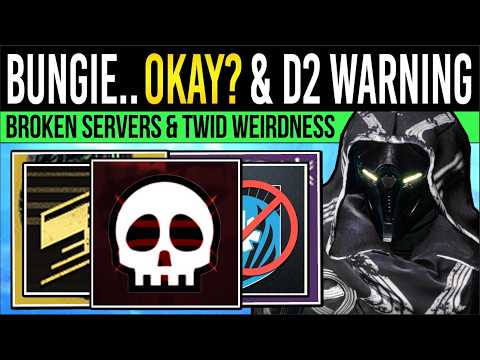 Destiny 2: BROKEN SERVERS & HUGE FRUSTRATION! Another TWID.. Service Warning, New Emblem, Updates