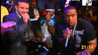 50 Cent Ft. Timbaland &amp; Justin Timberlake - Ayo Technology (Live in MTV 2007)