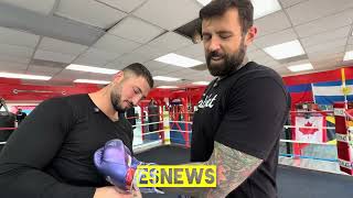 ADAM22 wack100 David kaminsky  working hard to fight guy who was with his wife EsNews boxing 