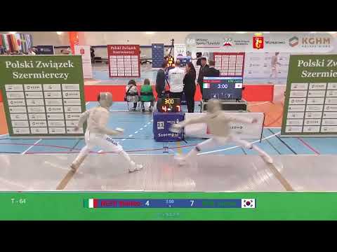 Warsaw World Cup 2023 SMS - L64 - Matteo Neri ITA v Kim Junho KOR