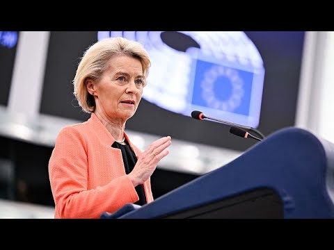 Debatte über Misstrauensantrag: Von der Leyen kritisiert "russische Marionetten"