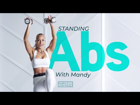10 Minute Standing Abs Workout at Home with Coach Mandy