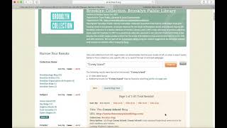Web Archive tutorial