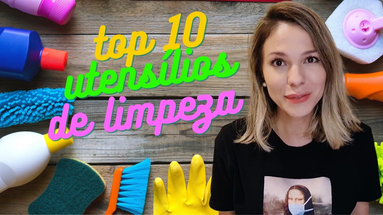 Os 10 utensílios de limpeza que mais uso aqui em casa