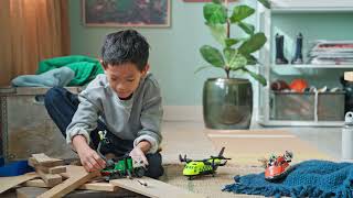 LEGO City - Remix: Letadlo, servisní vůz a vznášedlo