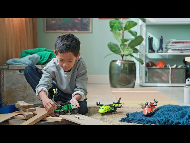 Vídeo relacionado con LEGO City 3 en 1 Remix: Avión, Camión Técnico y Aerodeslizador de Juguete - Kit de Maquetas de Vehículos Combinables con 3 Minifiguras - Idea de Regalo Stem para Niños de 7+ Años - 60505