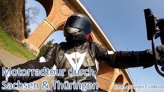 preview picture of video 'Motorradtour durch Sachsen & Thüringen, mit Aprilia, GoPro Hero 3+ HD'
