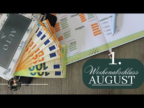 1. Weekly BUDGET I August I real income & expenses I weekly closing #budgeting