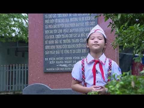Liên đội Trường tiểu học số 1 Hoài Hảo tham dự cuộc thi video clip thiếu nhi hát Quốc ca