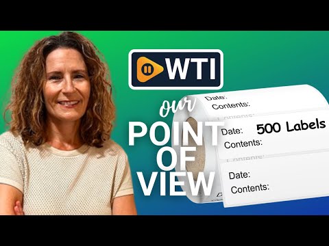 Kingtac 500pcs Food Labels - WTI product video review