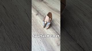 EASY ORIGAMI SPARTAN HELMET TUTORIAL | DIY SPARTAN HELMET ORIGAMI FROM ONE SHEET OF PAPER ARMOR