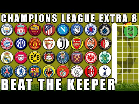 Champions League Extra 8 - Beat The Keeper Marble Race / Marble Race King