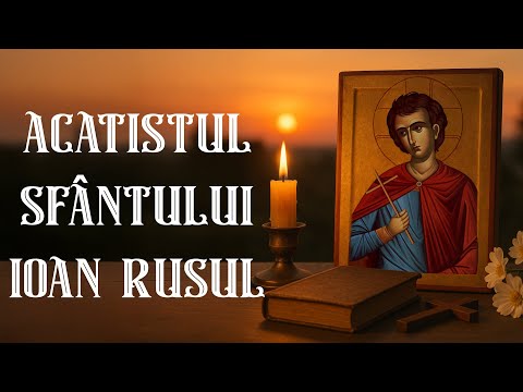 Acatistul Sfântului Ioan Rusul, mare făcător de minuni și grabnic ajutător pentru cei bolnavi 🙏