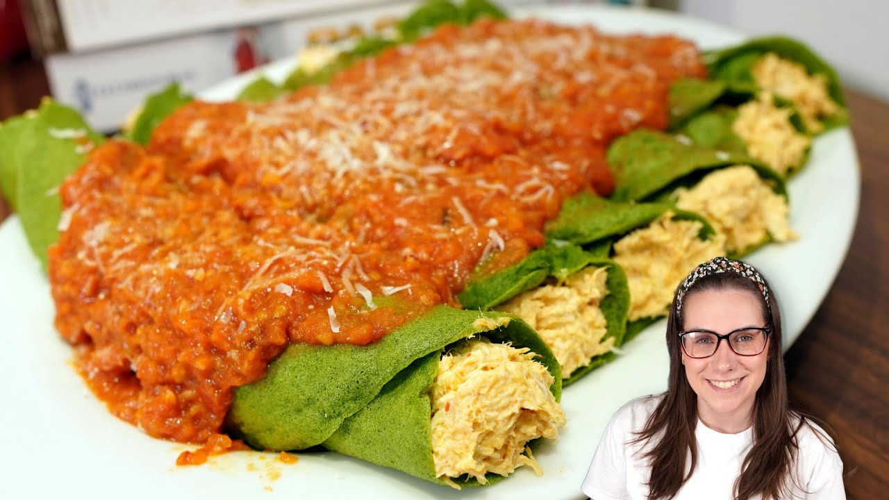 MASSA DE PANQUECA FÁCIL DE ESPINAFRE, DELICIOSA!