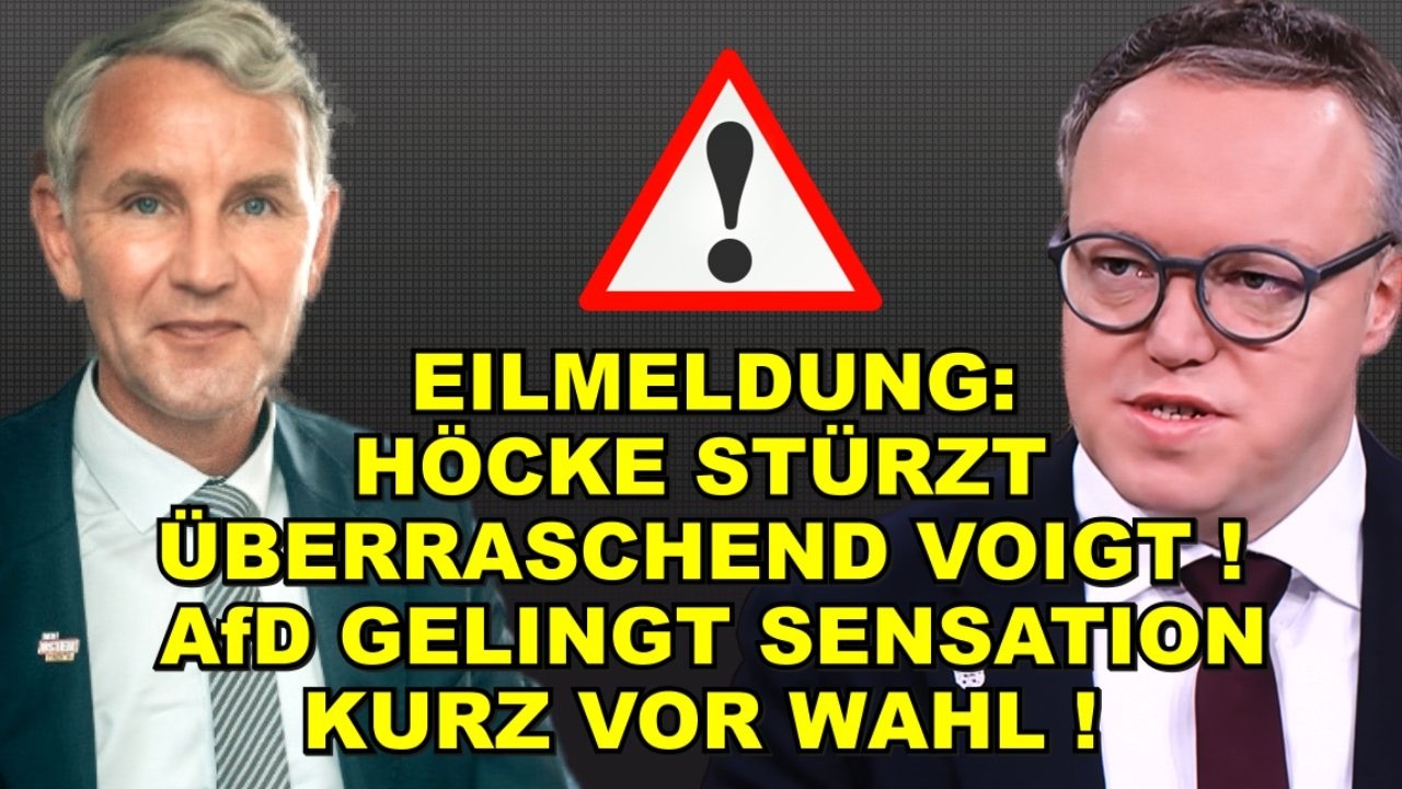 EIL: HÖCKE STÜRZT VOIGT! AfD-Wunder!