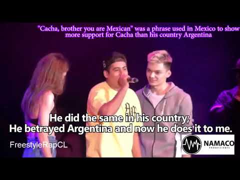 Freestyle Rap Battle: Sara Socas Dominic vs Aczino Cacha (English Sub)