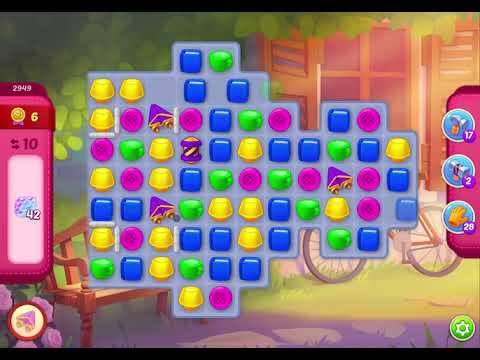 HomeScapes Level 2949 no boosters (14 moves)