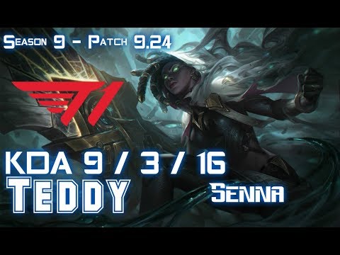 T1 Teddy SENNA vs RAKAN Supp - Patch 9.24 KR Ranked