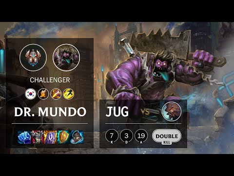Dr. Mundo Jungle vs Udyr - KR Challenger Patch 11.4