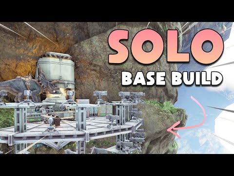I Built Up SOLO In A Hidden Spot To Endlessly Raid ARK