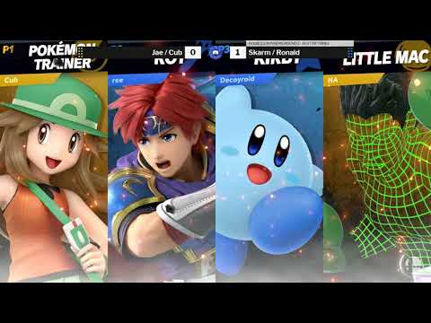 TSL 180 SSBU Doubles R2 - Jae and Cub (Yellow) vs Skarm and Ronald (Blue)