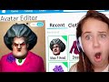 MAKING MISS T FROM SCARY TEACHER A ROBLOX ACCOUNT!!