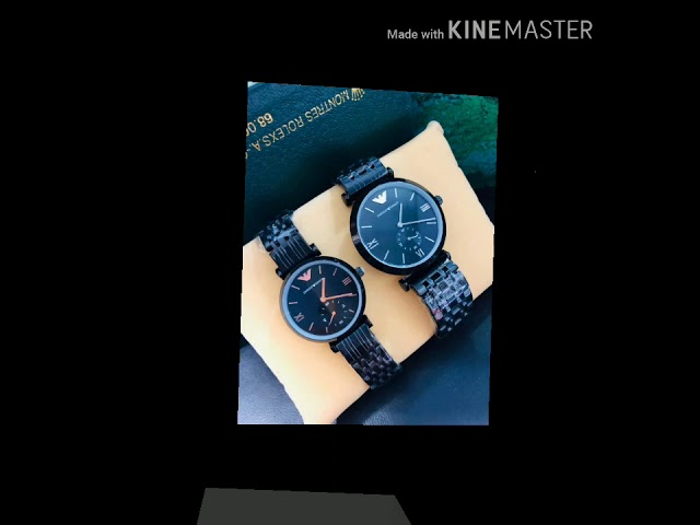 Vídeo relacionado con Emporio Armani Reloj Hombre, Movimiento trifásico con fecha, 43mm Caja de acero plateada con correa de piel, AR11193, Negro y carbón