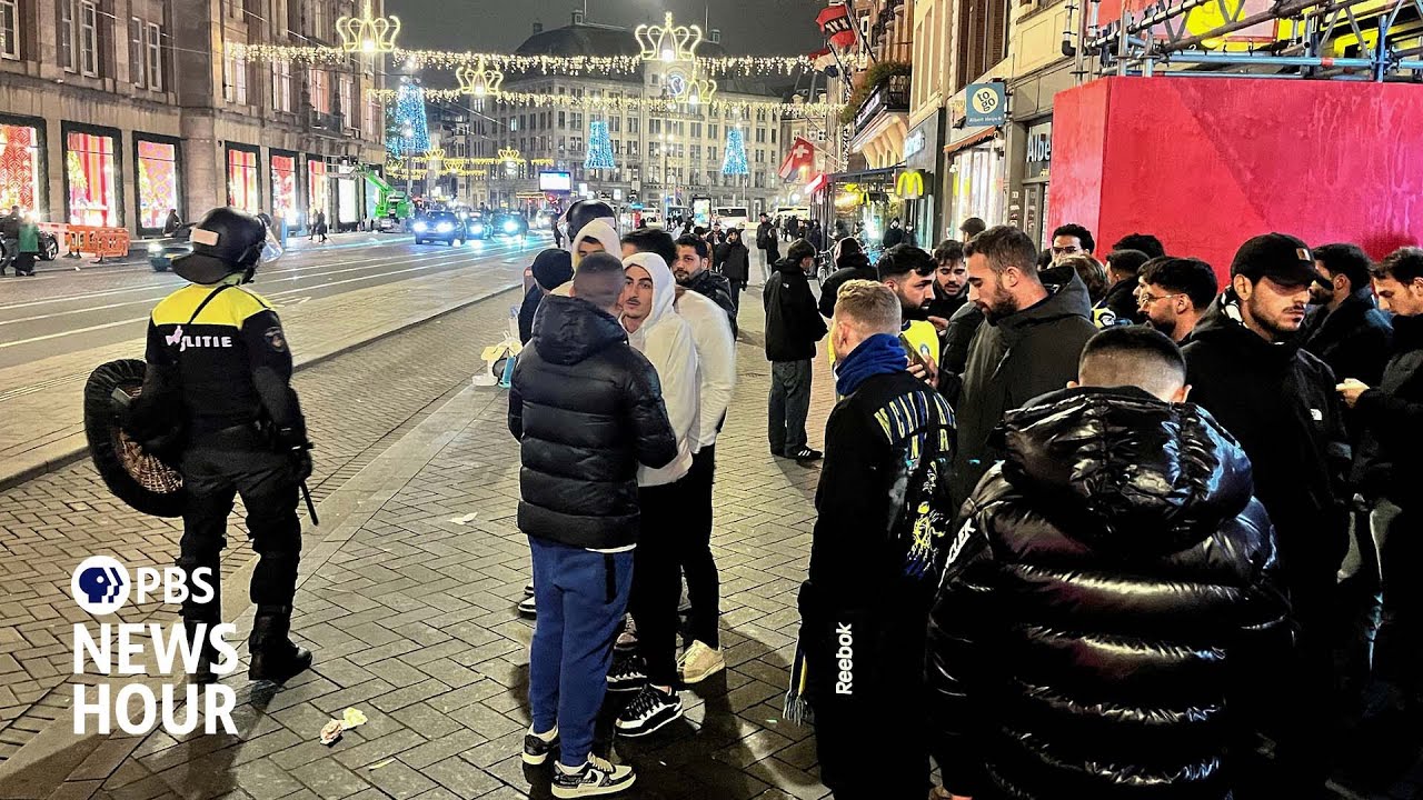 Police investigating what led to violence involving Israeli soccer fans in Amsterdam