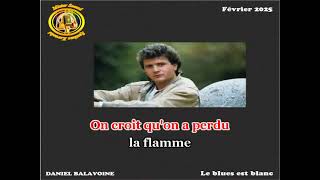 DANIEL BALAVOINE   Le blues est blanc