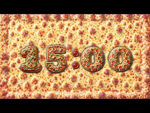 15 Minute Pizza Inspired Countdown Timer