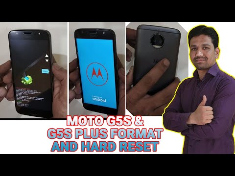 Motorola Moto g5s Plus Format and Hard Reset
