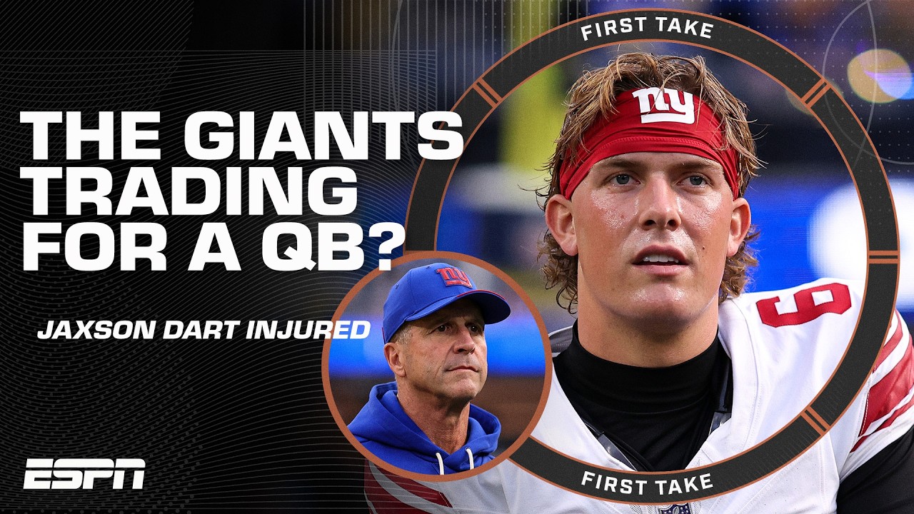 Is the Giants season OVER without Jaxson Dart? First Take weighs in 😳