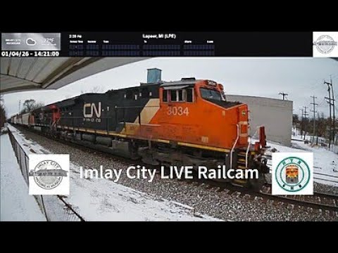 Imlay City Live Railcam - Imlay City Michigan #steelhighway