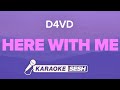 d4vd - Here With Me (Karaoke)