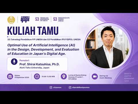 KULIAH TAMU || S3 TEKNOLOGI PENDIDIKAN FIP UNESA